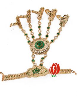 5 – Ring’s Hathphool Jadai Goldlook Hand Setting