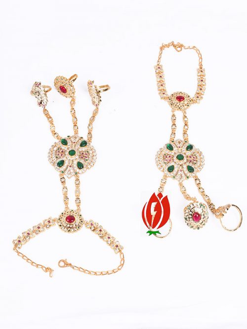 3 - Ring's Hathphool Goldlook Jadai Hand Setting