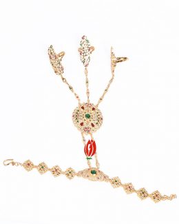 3 – Ring’s Hathphool Goldlook Jadai Hand Setting