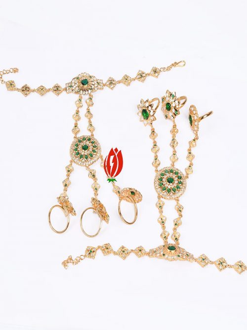 3 - Ring's Hathphool Goldlook Jadai Hand Setting