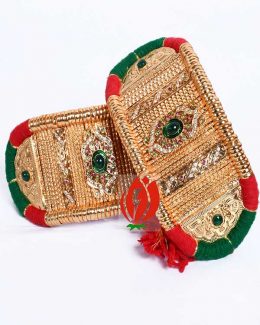 Origanl Gold Look Jadai Rajwadi  Bajubandh With Golden Loom