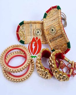 Origanl Gold Look Jadai Rajwadi  Bajubandh  With Golden Loom