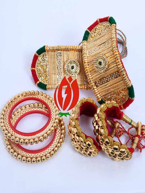 Origanl Gold Look Jadai Rajwadi  Bajubandh  With Golden Loom