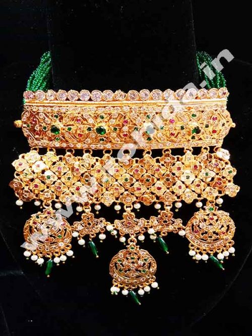 Rajasthani Jadau  Aad Original Gold Look