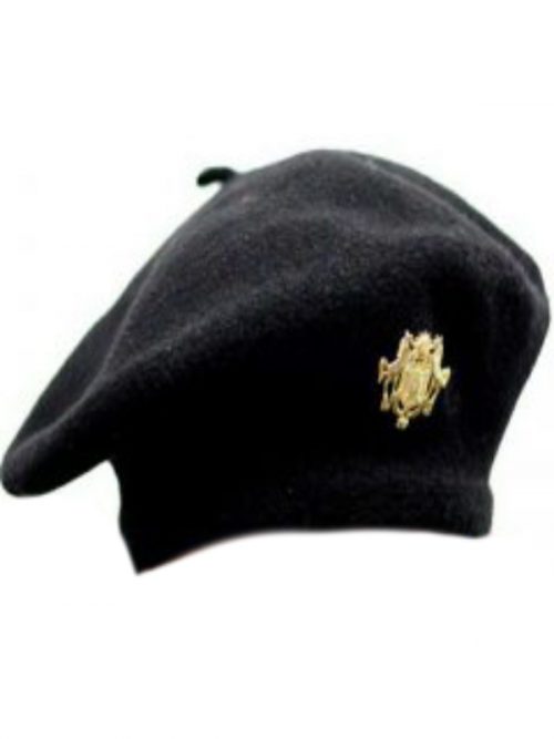 Black Colour RAJPUTANA BERET CAP