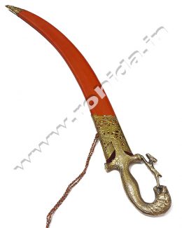 Rajputana Traditional Sirohi Talwar Orange Mayan