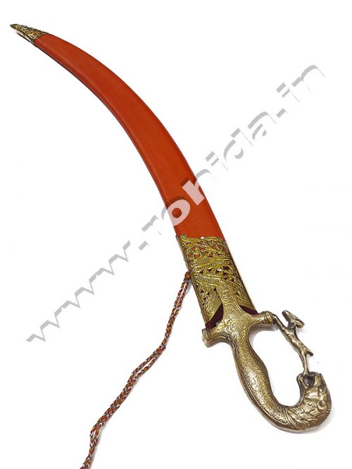 Rajputana Traditional Sirohi Talwar Orange Mayan