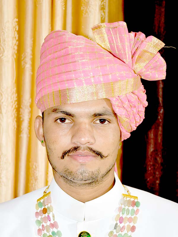 Rajasthani Chanderi Flower Printed Safa