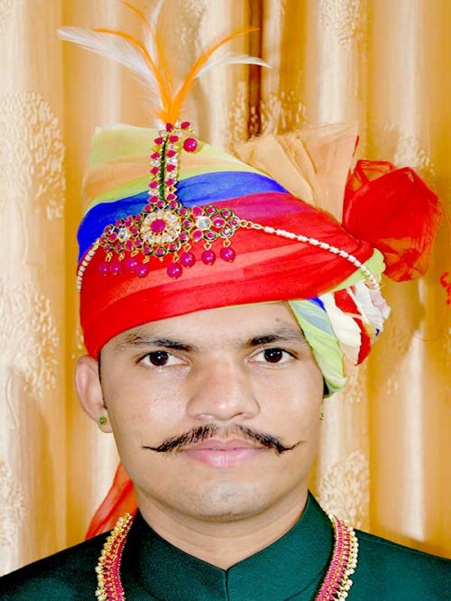 Rajasthani Pure Pachrangi Safa ( Turban )