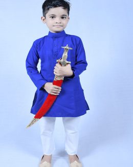 Best Colour Kid’s Plan Kurta with  Pajama