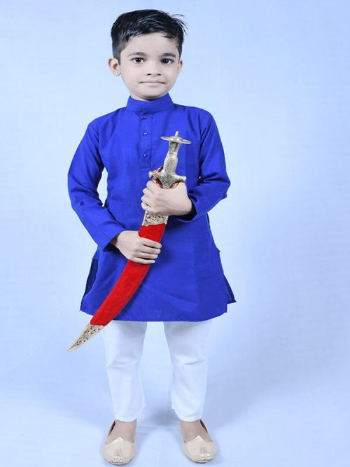 Best Colour Kid's Plan Kurta with  Pajama