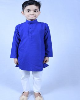Best Colour Kid’s Plan Kurta with  Pajama