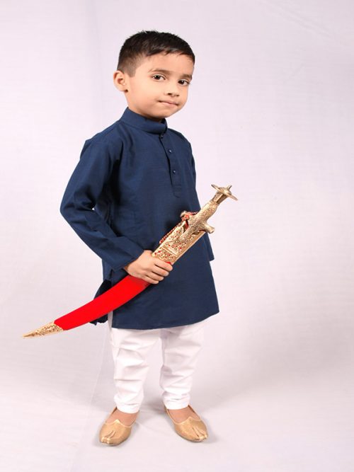 Best Colour Chhota Banna sa Kurta with  Pajama (Copy) - Image 2