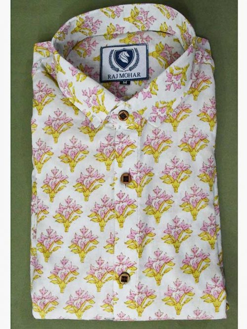 Sanganri printed Shirt Best quality