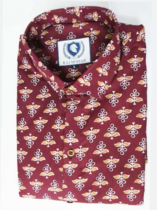 Sanganeri printed Shirt Best quality