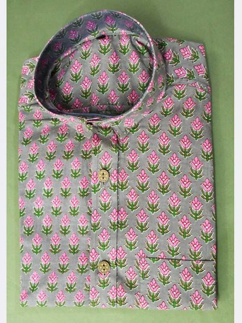 Sanganeri printed Shirt Best quality
