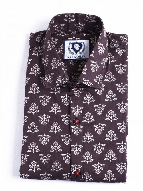 Sanganeri printed Shirt Best quality