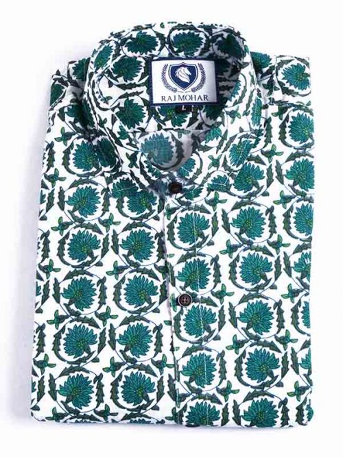Sanganeri printed Shirt Best quality