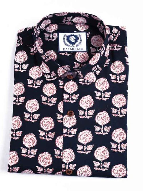Sanganeri printed Shirt Best quality