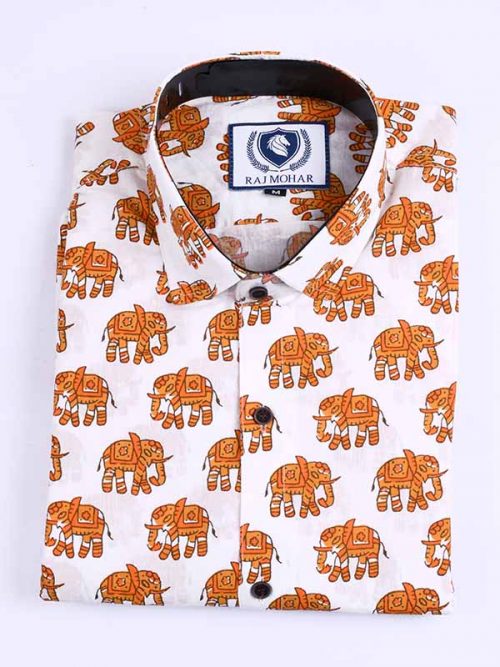 Sanganeri printed Shirt Best quality