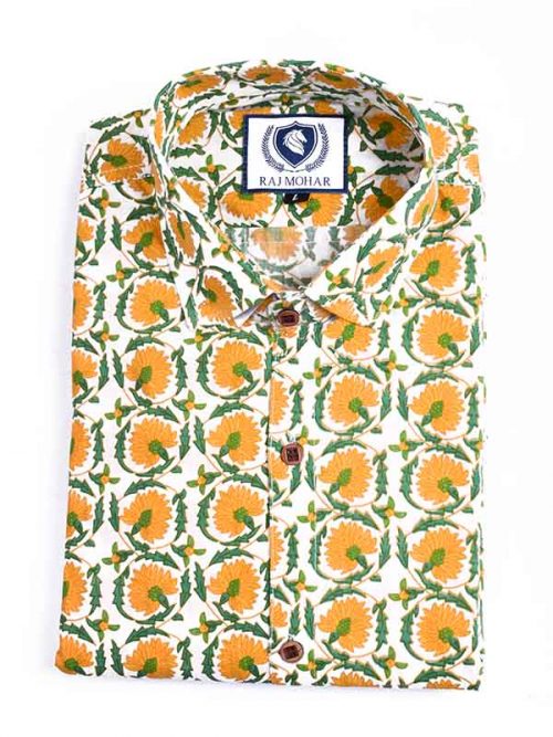 Sanganeri printed Shirt Best quality