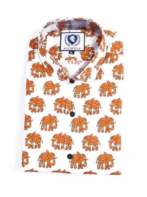 Sanganeri printed Shirt Best quality