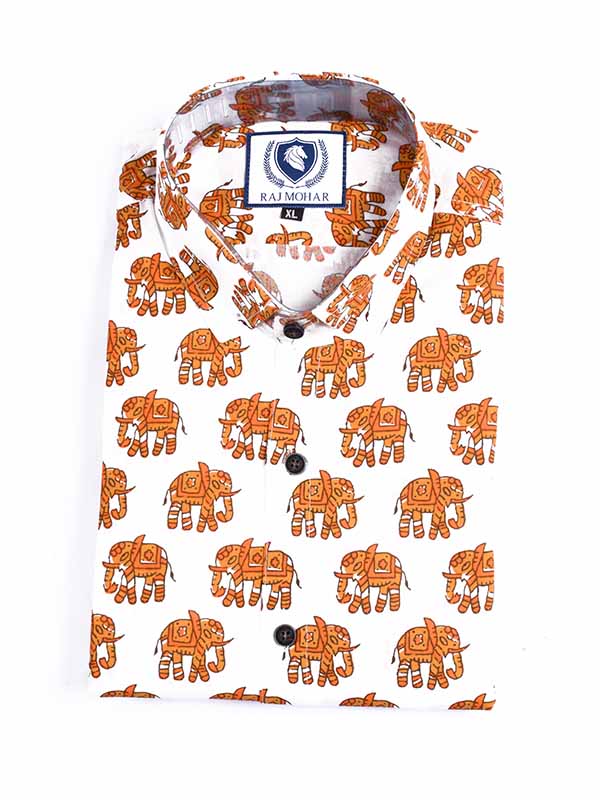 Sanganeri printed Shirt Best quality - Rohida