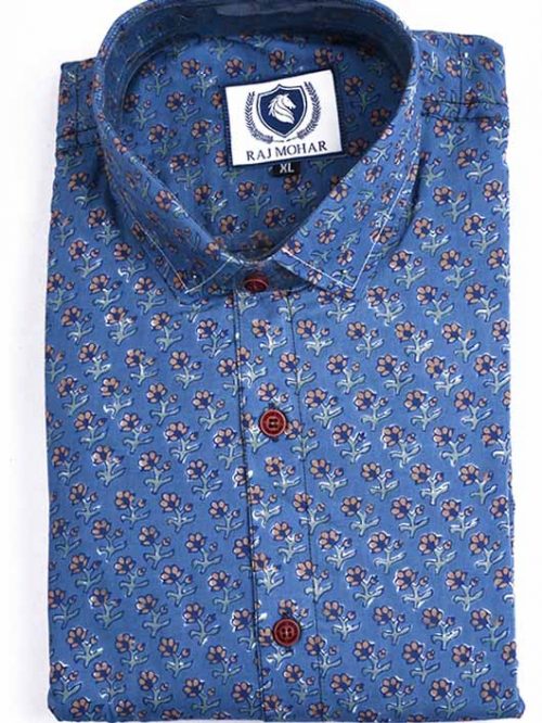Sanganeri printed Shirt Best quality