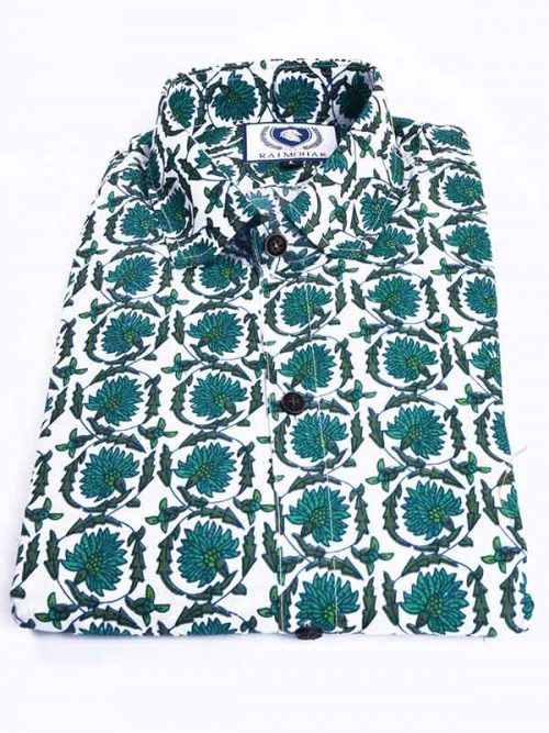 Sanganeri printed Shirt Best quality