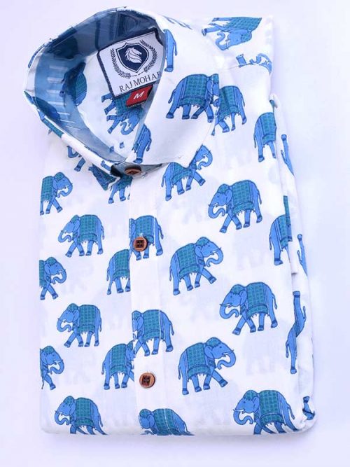 Sanganeri printed Shirt Best quality - Image 2