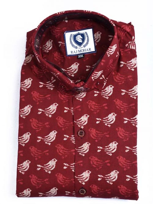 Sanganeri printed Shirt Best quality - Image 2