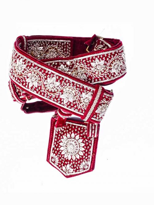 Zardoji Cross belt With Plain Buckle - Image 3