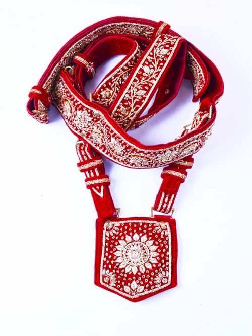 Zardoji Cross belt With Plain Buckle