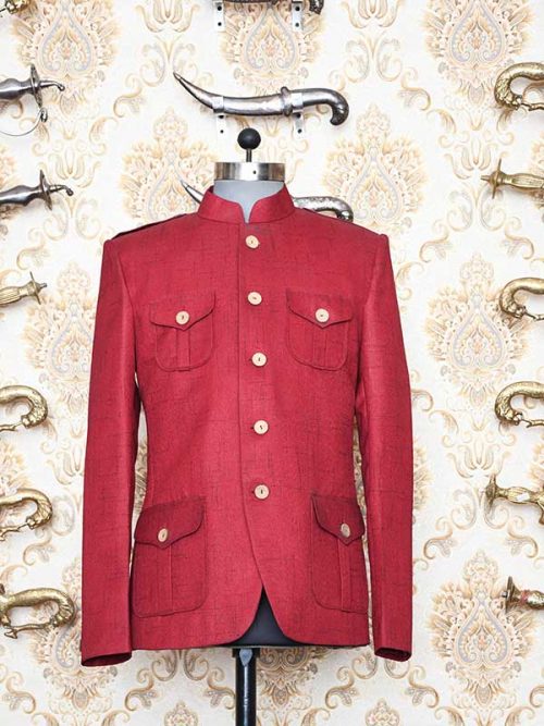 Jodhpuri  Hunting Jacket - Image 3