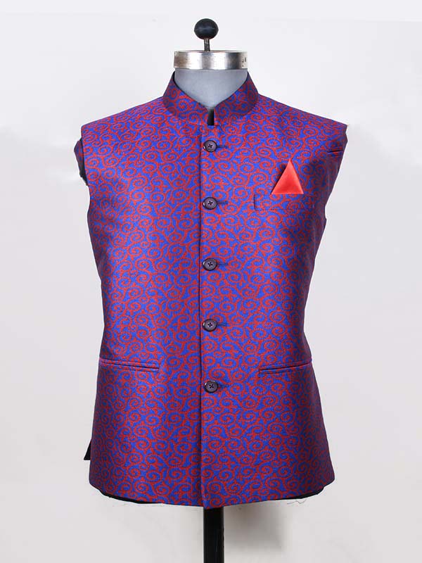 Hunting Jodhpuri Print Jacket - Image 2
