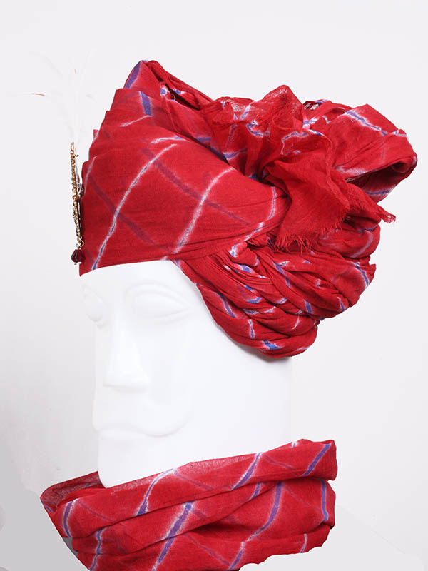 Jodhpuri Leheriya Safa - Image 2