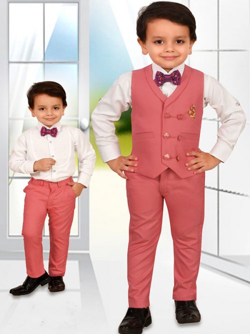 Stylish Kid's Boy's Shirt With Jacket Set