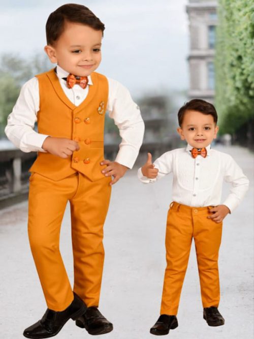 Stylish Kid's Boy's Shirt With Jacket Set