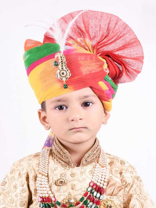 Royal look Chote Bana Sa Jodhpuri Panchrngi Safa