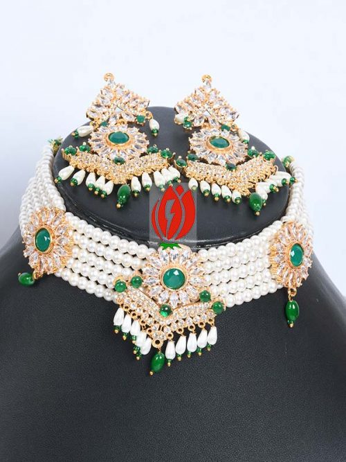 Rajwadi Jadau  ChikSat Jewellery