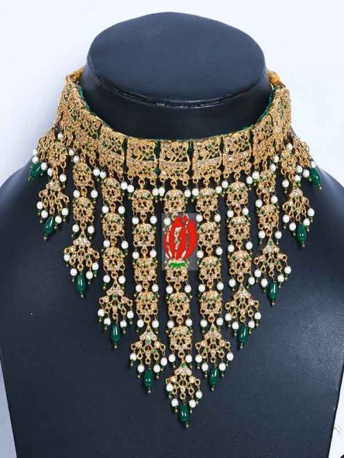 Rajwadi Jadau Goldlook RaniHaar Jewellery - Image 2
