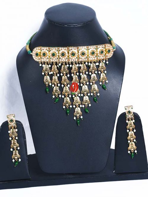 Rajwadi  Jadau Goldlook RaniHaar Jewellery