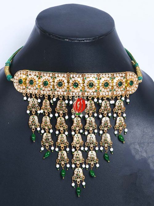 Rajwadi  Jadau Goldlook RaniHaar Jewellery - Image 2