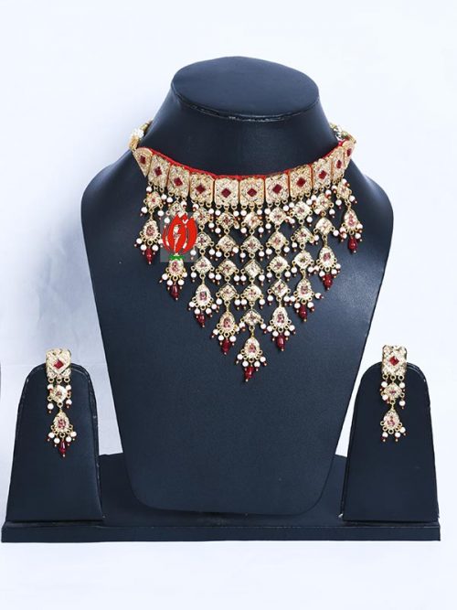 Rajwada Jadau Goldlook RaniHaar Jewellery
