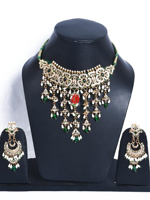 Rajwadi Jadau Goldlook Aad Jewellery