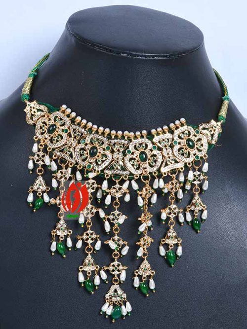 Rajwadi Jadau Goldlook Aad Jewellery - Image 2