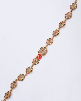 Multi Colour  Mathapatti  Kundan Work And Meenakaari for Women
