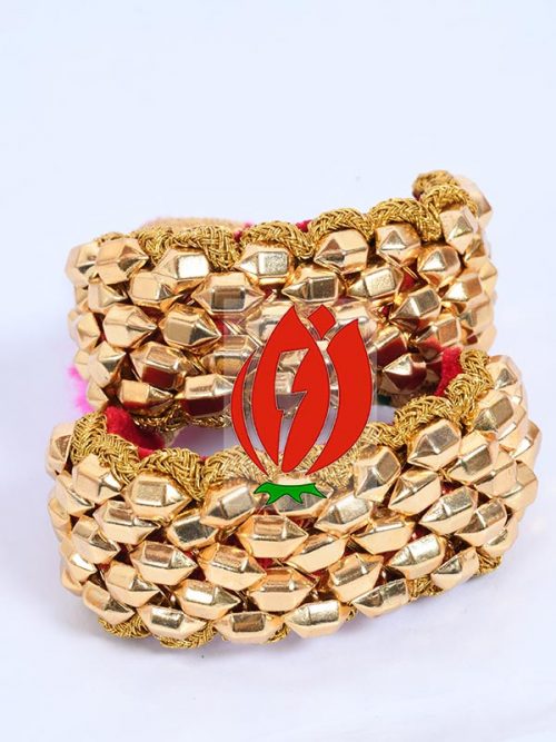 Rajwadi Ponchi Original Gold Look - Image 2