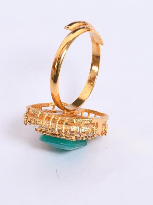 Rajwada Goldlook Rings Jadai Hand setting - Image 2