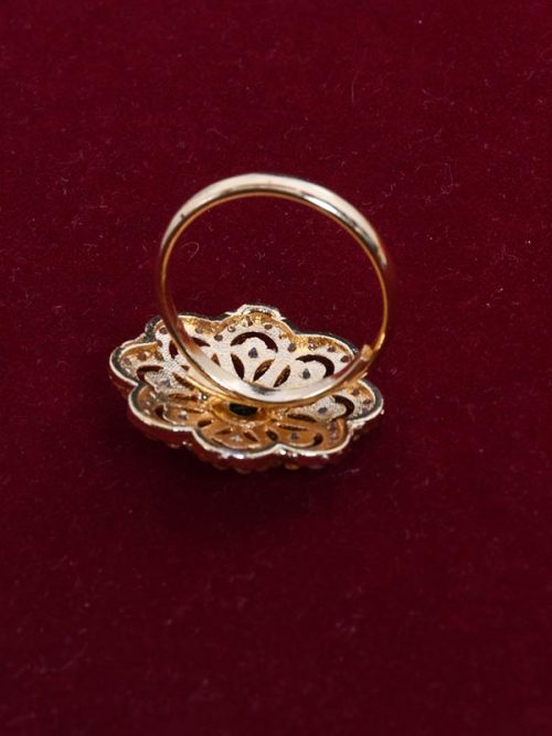 Rajwada Goldlook Rings Jadai Hand setting - Image 3